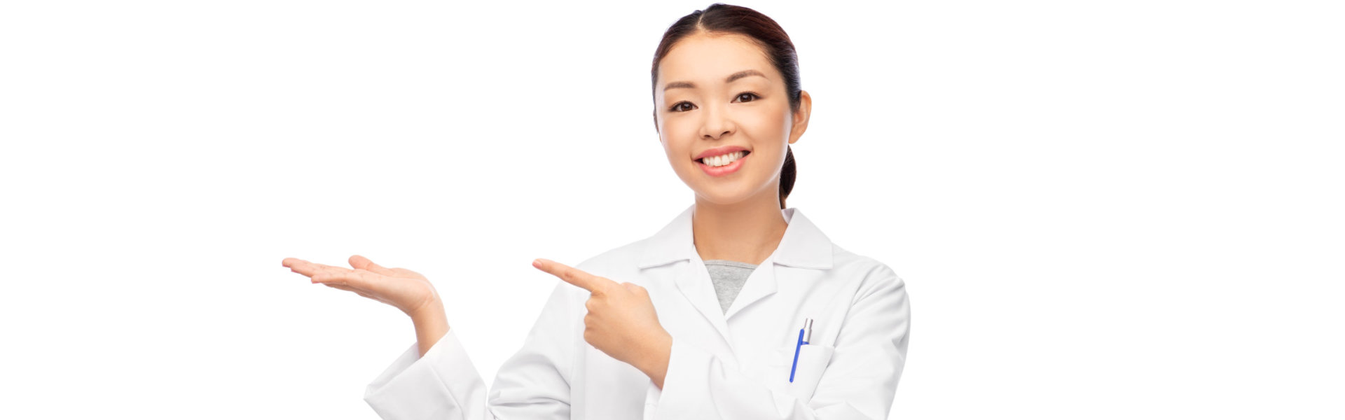 nurse with white background